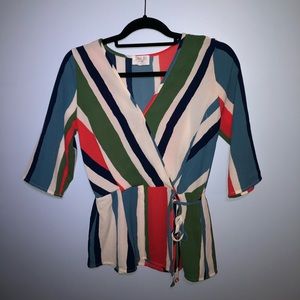 Cute striped shirt, size small